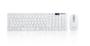 Imagem de Kit teclado e mouse sem fio bk-s1000 branco exbom