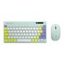 Imagem de Kit Teclado e Mouse Sem Fio Bluetooth C3Tech K-W71GN Verde