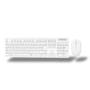 Imagem de Kit teclado e mouse sem fio branco computador notebook brazilpc bpc-5269/3w289