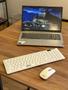 Imagem de Kit Teclado e Mouse sem fio Branco