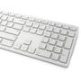 Imagem de Kit Teclado e Mouse Sem Fio Dell Pro, 4000 DPI, ABNT2, Branco - KM5221W