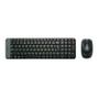 Imagem de Kit Teclado e Mouse Sem Fio Logitech MK220 Preto