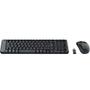 Imagem de Kit Teclado E Mouse Sem Fio Logitech Mk220 Preto