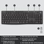 Imagem de Kit Teclado e Mouse Sem Fio Logitech MK295 Preto