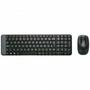 Imagem de Kit Teclado e Mouse Sem Fio MK220 Preto USB Logitech