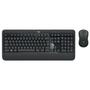 Imagem de Kit Teclado e Mouse Sem Fio MK540 Cinza - Logitech