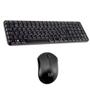 Imagem de Kit Teclado E Mouse Sem Fio Multimidia Compacto Silencioso