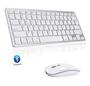 Imagem de kit Teclado e Mouse sem Fio silencioso bluetooth