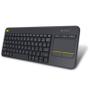 Imagem de Kit Teclado e Mouse sem Fio Touch Pad Integrado K400 Plus
