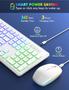 Imagem de Kit Teclado e Mouse Sem Fio Trueque RGB Retroiluminado