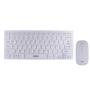 Imagem de Kit Teclado E Mouse Sem Fio Ultra Slim Branco Tm405