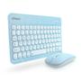 Imagem de Kit Teclado E Mouse Sem Fio Ultrafino Recarregável Bluetooth Compacto Compatível Celular Tablet Pc Notebook