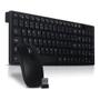 Imagem de Kit Teclado E Mouse Sem Fio Wireless 2.4ghz 3200dpi Com Capa Silicone