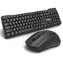 Imagem de Kit Teclado e Mouse Sem Fio Wireless 2.4GHz com Receptor USB