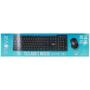 Imagem de Kit Teclado e Mouse Sem Fio Wireless 2.4GHz com Receptor USB