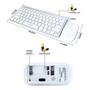 Imagem de Kit Teclado e Mouse Sem Fio Wireless ABNT2 Para PC/ Notebook