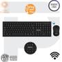 Imagem de Kit Teclado E Mouse Sem Fio Wireless Usb Plug Play Abnt2