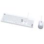 Imagem de Kit Teclado E Mouse Soft Wireless Usb 2m Branco Pcyes