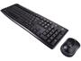 Imagem de Kit teclado e mouse usb sem fio logitech mk270 pn 920-004433