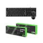 Imagem de Kit Teclado e Mouse Verde JP-130