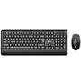 Imagem de Kit Teclado e Mouse Wireless Lecoo, 2.4 GHz, ABNT2, 1200DPI, Preto - KW202