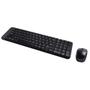 Imagem de Kit Teclado e Mouse Wireless Logitech MK220 Preto - 920-004431