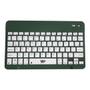 Imagem de Kit Teclado e Mouse Wireless Slim A6732 Verde Escuro Recarregável para Escritório e Trabalho