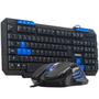 Imagem de Kit Teclado Gamer e Mouse 3200dpi 7 Botões Semi Mecânico Multimídia Pc Notebook Console e celular.