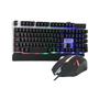 Imagem de Kit Teclado Gamer e Mouse Gamer Semi Mecânico c/ Led RGB BS-503