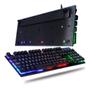 Imagem de Kit Teclado Gamer Membrana Com Mouse Rgb Luminoso