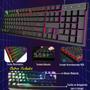 Imagem de Kit Teclado Gamer Semi Mecanico Led Rgb + Mouse Gamer Led