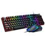 Imagem de Kit Teclado Mecânico RGB Qwerty ABNT2 e Mouse Gamer 3200 Dpi