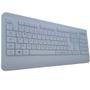 Imagem de Kit Teclado Membrana, Padrão ABNT2 e Mouse Sem Fio 1.200 DPI Lecoo KW202 - Branco