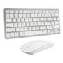 Imagem de Kit Teclado Mouse Bluetooth iMac iPad Android Phone Celular