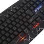 Imagem de Kit Teclado Mouse Gamer Usb Led Rgb Exbom Bk-G600 Preto