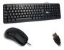 Imagem de Kit Teclado Mouse Mousepad Básico Com Fio Usb Computador Pc