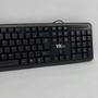 Imagem de Kit Teclado Mouse Mousepad Básico Com Fio Usb Computador Pc