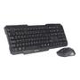 Imagem de Kit Teclado + Mouse S/ Fio K-W10BK Preto C3Tech
