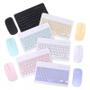 Imagem de Kit Teclado Mouse Sem Fio Bluetooth P/ Tablet Notebook Color