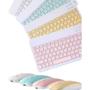 Imagem de Kit Teclado Mouse Sem Fio Bluetooth P/ Tablet Notebook Colorido Portátil Moderno
