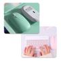 Imagem de Kit Teclado Mouse Sem Fio Bluetooth P/ Tablet Notebook Colorido Portátil Moderno