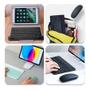 Imagem de Kit Teclado Mouse Sem Fio Bluetooth P/ Tablet Notebook Colorido Portátil Moderno