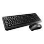 Imagem de Kit Teclado Mouse Sem Fio C3 Tech K-W60BK ABNT2 Preto