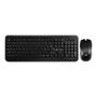 Imagem de Kit Teclado Mouse Sem Fio C3 Tech K-W60BK ABNT2 Preto