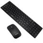 Imagem de Kit Teclado + Mouse Sem Fio Exbom BK-S1000 com Capa de Silicone