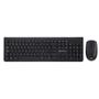 Imagem de Kit Teclado + Mouse Sem Fio K-W80BK Preto C3Tech