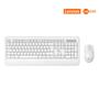 Imagem de Kit Teclado + Mouse Sem Fio KW202 Branco Lecoo