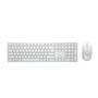 Imagem de Kit Teclado Mouse Sem Fio Lecoo KW202 Teclas Baixas Chocolate Branco