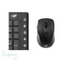 Imagem de Kit Teclado Mouse Sem Fio Multimídia C3Tech 1600Dpi Homologa