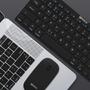 Imagem de Kit Teclado Mouse Sem Fio Wireless Bluetooth HRebos - Preto